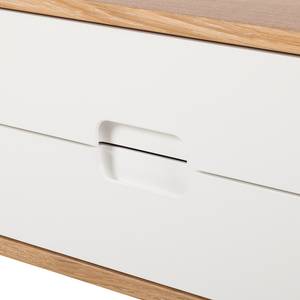 Meuble TV Verwood I Blanc - Bois manufacturé - 160 x 50 x 48 cm