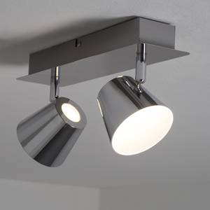 Plafonnier LED Torsion Matière synthétique / Fer - 2 - Chrome