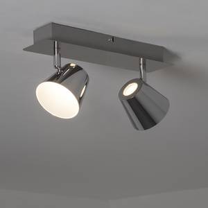 Plafonnier LED Torsion Matière synthétique / Fer - 2 - Chrome