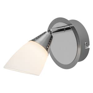 LED-Wandleuchte Opalina Opalglas / Stahl - 1-flammig