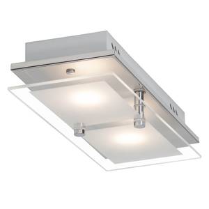 LED-plafondlamp World II glas/staal - Aantal lichtbronnen: 2