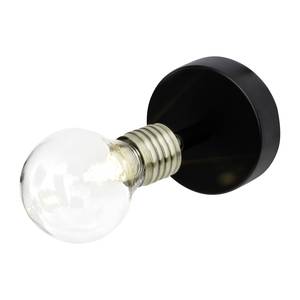 Wandleuchte Bulb Glas / Eisen - 1-flammig