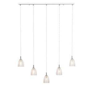 Hanglamp Malt II glas/ijzer - 5 lichtbronnen