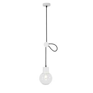 Suspension Dot Verre / Fer - 1 ampoule