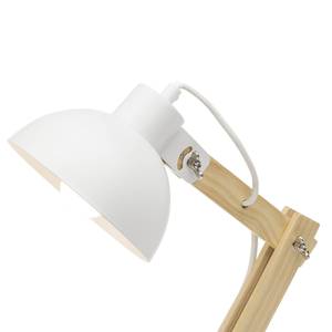 Lampe de bureau Putbus fer / Épicéa massif - 1 ampoule