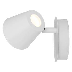 LED-Wandstrahler Torsion Kunststoff / Eisen - 1-flammig - Weiß