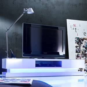 Mobile TV Brook con illuminazione LED Bianco - Legno/Effetto - 180 x 36 x 39 cm