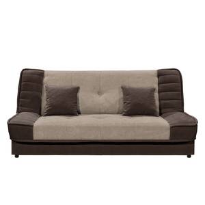 Schlafsofa Kallestad Webstoff Webstoff - Grau - Braun / Cappuccino