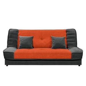 Schlafsofa Kallestad Webstoff Webstoff - Grau - Grau / Orange