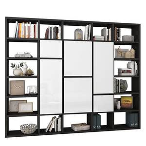 Open kast Emporior VI Bruin - Wit - Plaatmateriaal - 272 x 221 x 33 cm