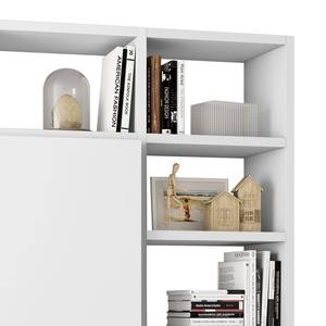 Boekenkast Emporior IV Wit - Breedte: 227 cm