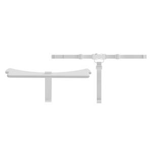 Barre sécurité chaise haute Flexa Baby Blanc