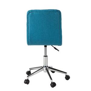 Chaise de bureau Arava Tissu / Métal - Bleu