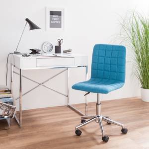 Bürodrehstuhl Arava Webstoff / Metall - Blau