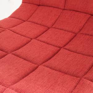 Bürodrehstuhl Arava Webstoff / Metall - Rot