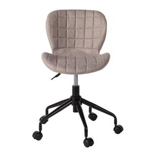 Chaise de bureau Harmi Tissu / Matériau synthétique - Gris clair