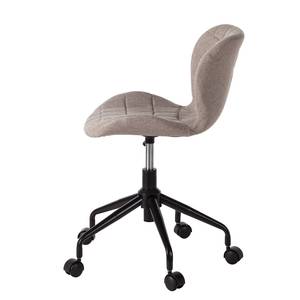 Chaise de bureau Harmi Tissu / Matériau synthétique - Gris clair