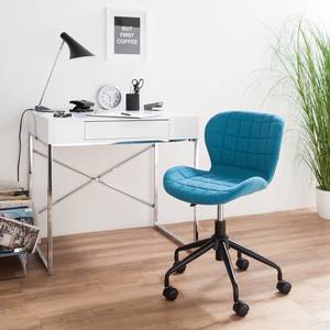 Chaise de bureau Harmi Tissu / Matériau synthétique - Bleu