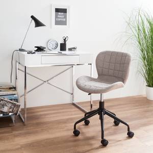 Chaise de bureau Harmi Tissu / Matériau synthétique - Gris clair