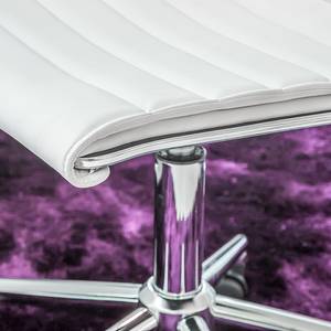 Chaise de bureau Marilyn Imitation cuir - Blanc
