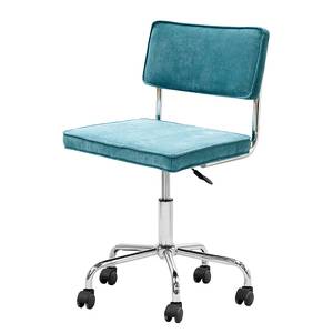 Chaise de bureau pivotante Marlon Turquoise