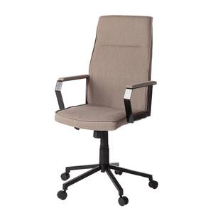Chaise de bureau Norra Tissu / Matériau synthétique - Cappuccino