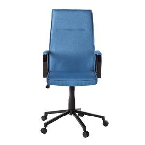 Chaise de bureau Norra Tissu / Matériau synthétique - Bleu glacier