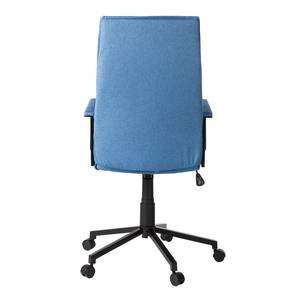 Bürodrehstuhl Norra Webstoff / Kunststoff - Eisblau