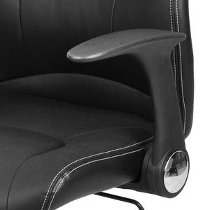 Chaise de bureau pivotante Tisegna Noir