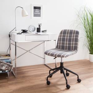 Chaise de bureau Vetla Tissu / Matériau synthétique - Crème