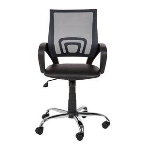 Chaise de bureau pivotante Wayne Noir / Gris