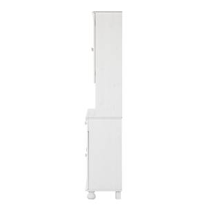 Credenza Bretagne Pino massello Laccato bianco