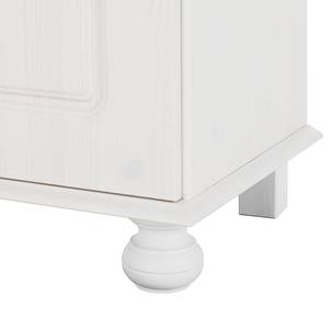 Credenza Bretagne Pino massello Laccato bianco