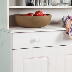 Credenza Bretagne Pino massello Laccato bianco