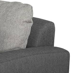 Ecksofa Farfalla Webstoff Longchair davorstehend links