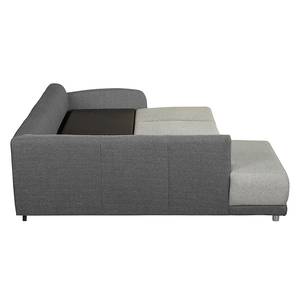 Ecksofa Farfalla Webstoff Webstoff - Longchair davorstehend links