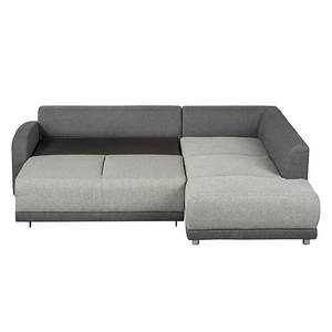 Ecksofa Farfalla Webstoff Webstoff - Longchair davorstehend rechts