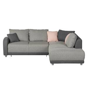 Ecksofa Farfalla Webstoff Longchair davorstehend rechts