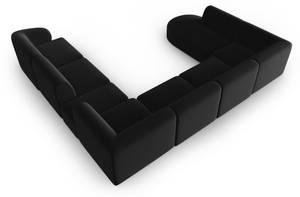 modulares U-Formsofa SHANE 8 Sitzplätze Schwarz