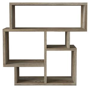 Beistelltisch Lanza Patik Walnuss Braun - Holzwerkstoff - 55 x 60 x 22 cm