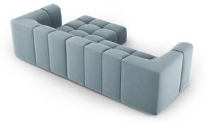 modulares Ecksofa SERENA 3 Sitzplätze Hellblau