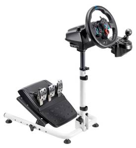 Racingchair Racing Cockpit LUMLRS11-BS0 Schwarz - Metall - 44 x 82 x 83 cm