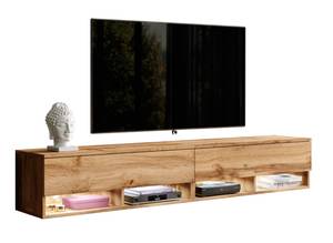 TV-Schrank ALYX 200 cm ohne LED Wotan Wotaneiche Dekor