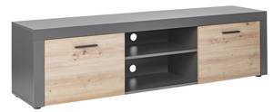 TV Tisch Corbeto Grau - Holz teilmassiv - 180 x 60 x 42 cm