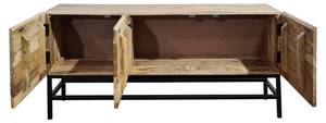 Sideboard  NAGAR4 Beige - Massivholz - Holzart/Dekor - 30 x 60 x 120 cm