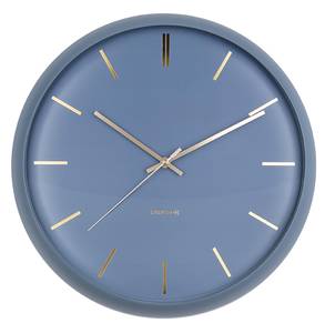 Horloge murale Globe Fer - Bleu