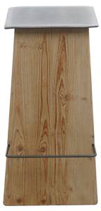 Barhocker L76 Braun - Grau - Holzwerkstoff - Holzart/Dekor - Holz teilmassiv - 47 x 75 x 39 cm