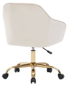 Drehstuhl VELVWings360° Ⅰ Beige - Gold