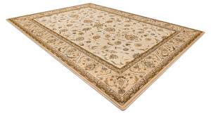 Wollteppich Omega Aries Blumen Perle 235 x 350 cm