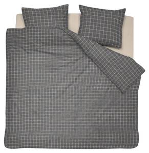 Bettbezug - Baumwolle - 200x200/220cm Schwarz - Textil - 200 x 5 x 220 cm